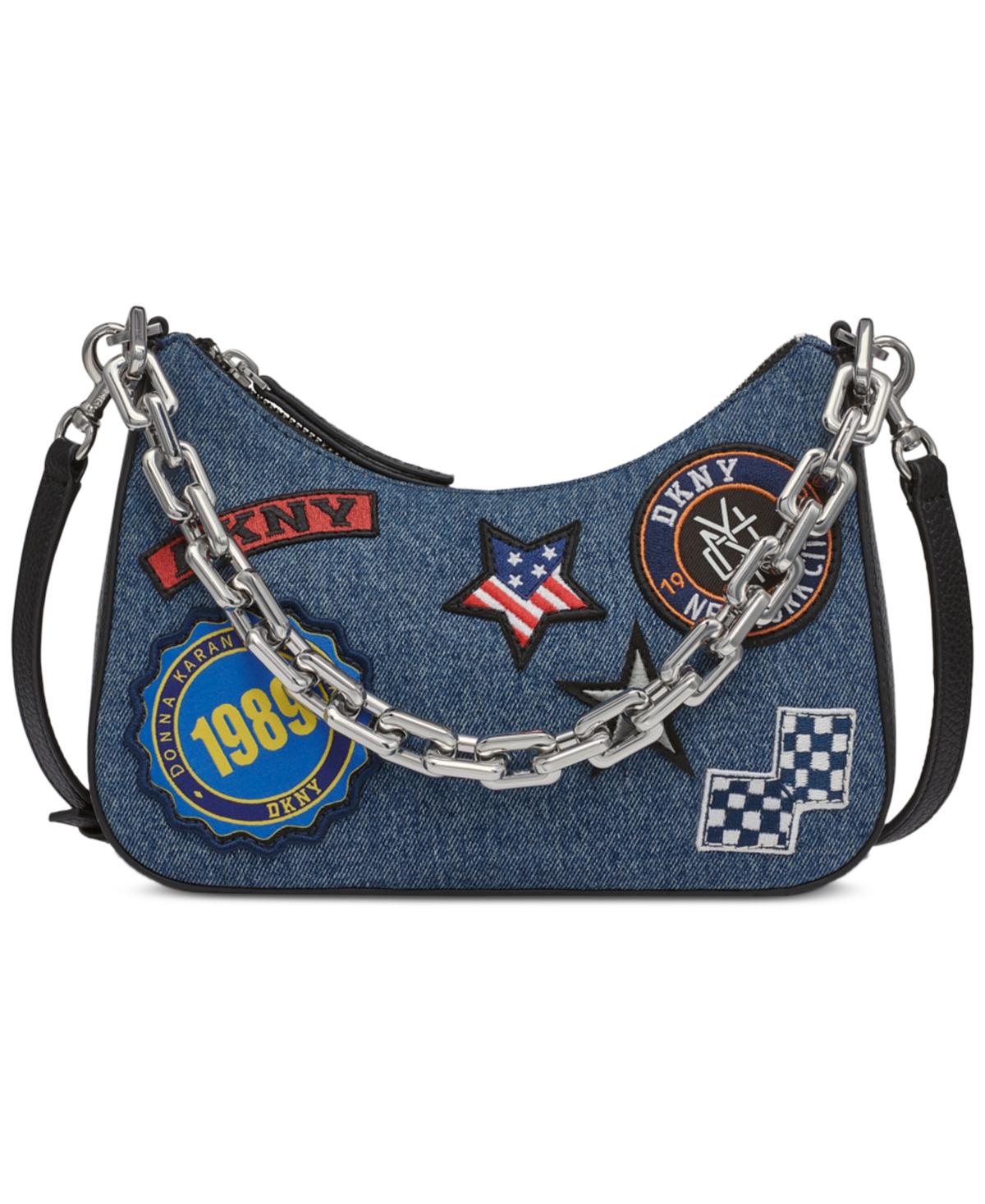 DKNY 1989 CAPSULE DEMI SMALL DENIM CROSSBODY 