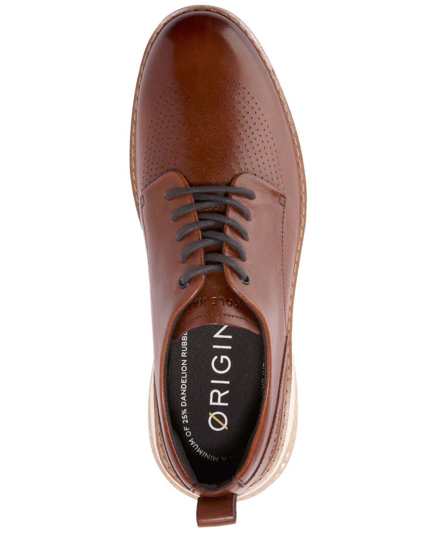 Обувь Cole Haan Men's ØriginalGrand Energyweave Perforated Plain Toe Oxford, цвет: Рыжевато-коричневый — фото 4