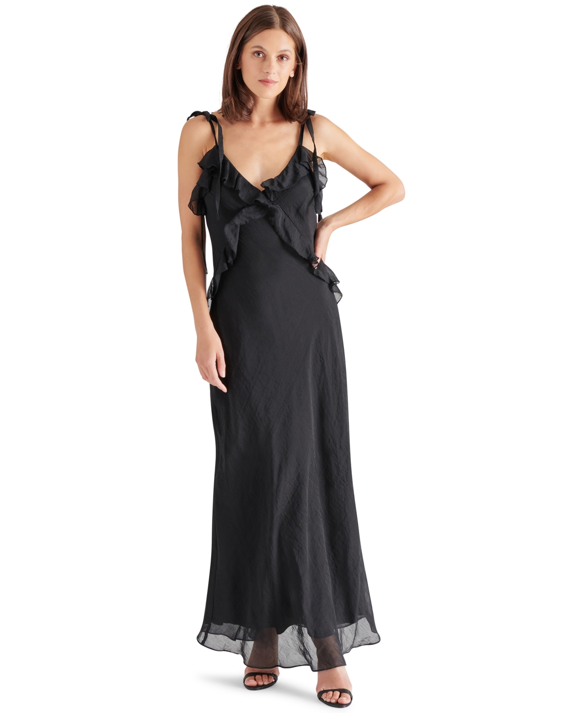 Women's Adalina Ruffled Maxi Dress - Black