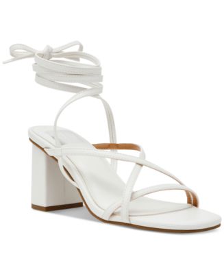 DV Dolce Vita Women's Haze Strappy Lace-Up Block-Heel Dress Sandals - Macy's 
