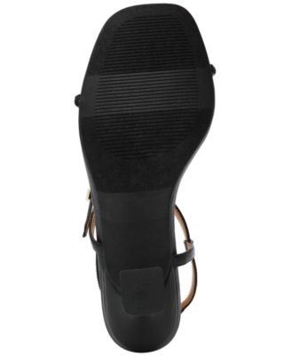 Arria Strappy Dome-Stud Dress Sandals