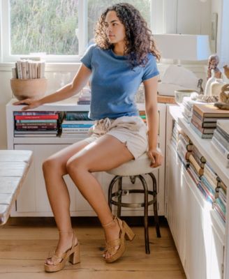 DV Dolce Vita Waylan Raffia Platform Dress Sandals - Macy's