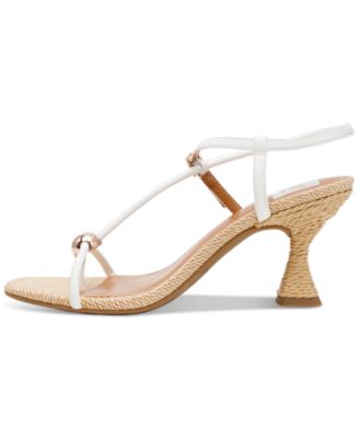 Arria Strappy Dome-Stud Dress Sandals