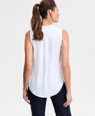I.N.C. International Concepts Women's V-Neck Sleeveless Top