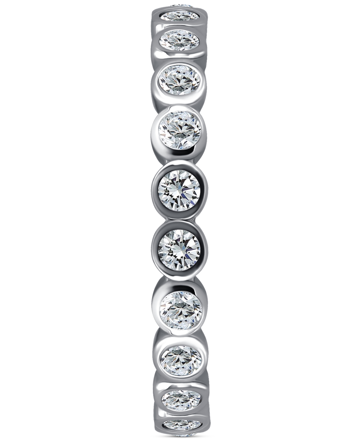 GIANI BERNINI CUBIC ZIRCONIA BEZEL ETERNITY BAND, EXCLUSIVELY AT MACY'S 
