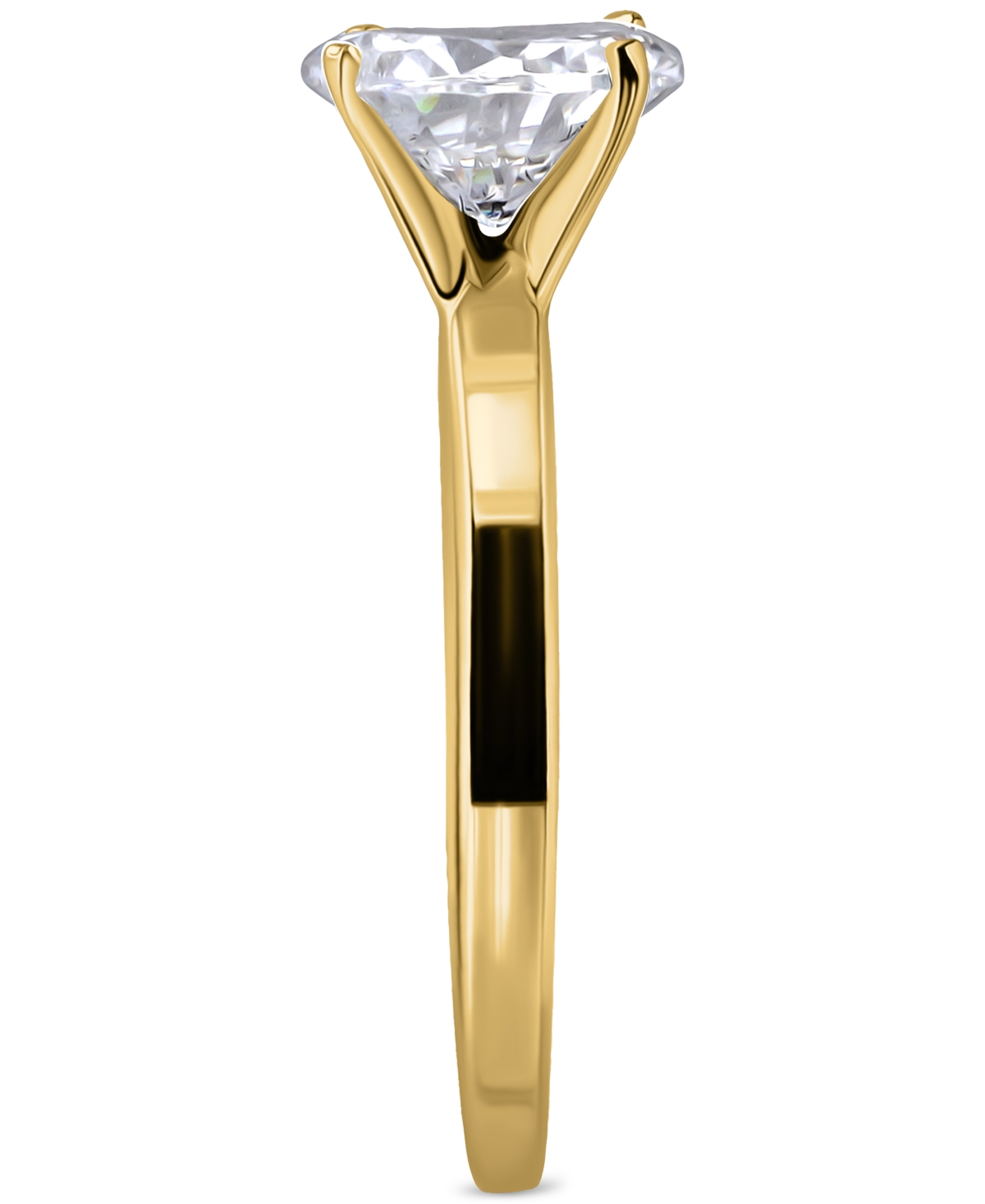 GIANI BERNINI CUBIC ZIRCONIA SOLITAIRE RING, EXCLUSIVELY AT MACY'S 
