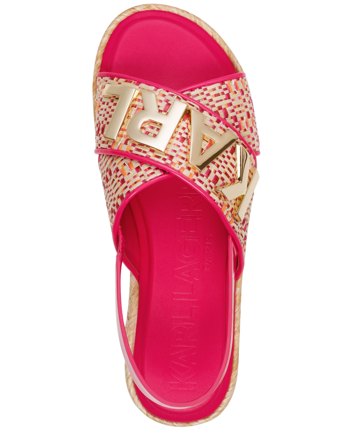 KARL LAGERFELD WOMEN'S CHARLA SLINGBACK SANDALS 