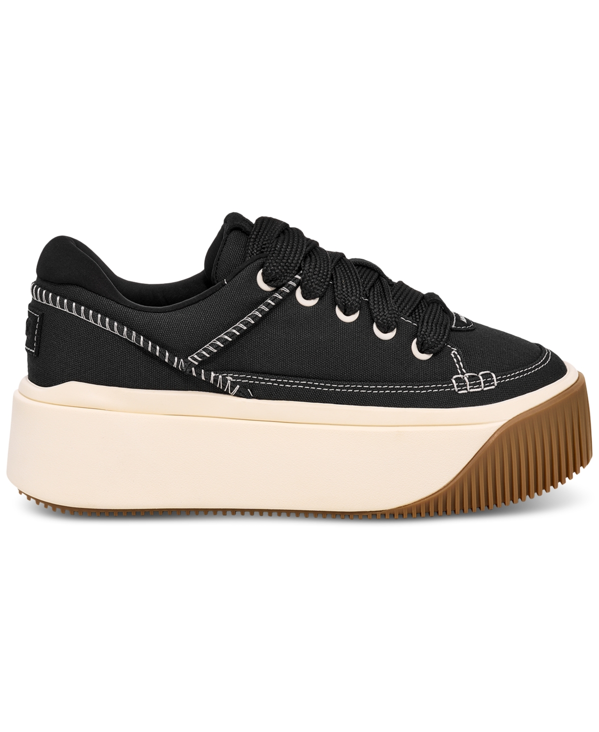 UGG WOMEN'S EZ-DUZZIT LACE-UP PLATFORM SNEAKERS 