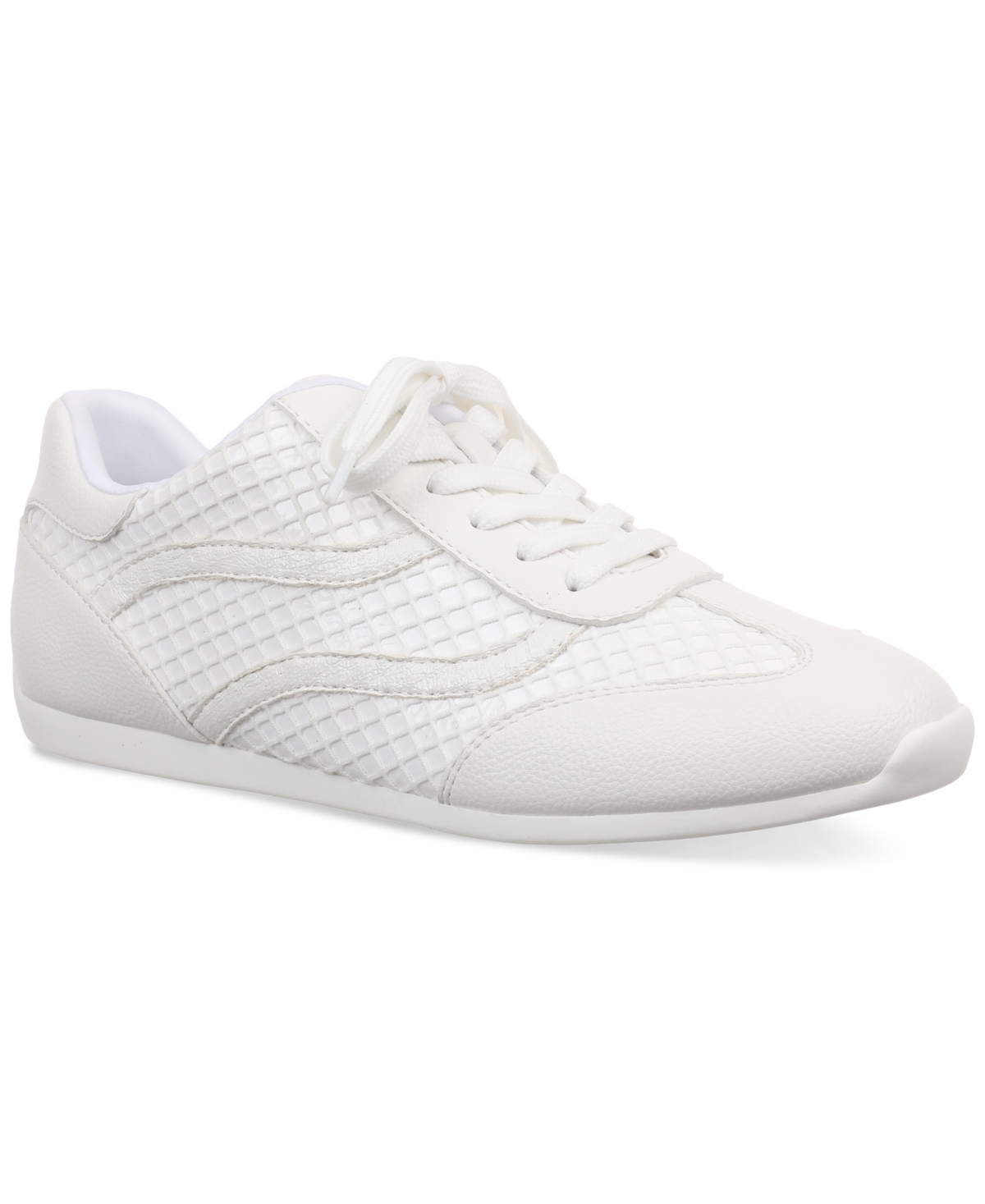 Inc International Concepts Women's Landryy Sneakers, Exclusively At Macy's In White Mesh