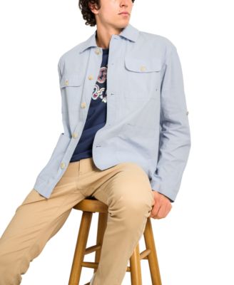 SCOTCH & SODA SCOTCH SODA MENS RELAXED FIT TEXTURED SHIRT JACKET LOGO GRAPHIC T SHIRT RALSTON SLIM FIT STRETCH TWI