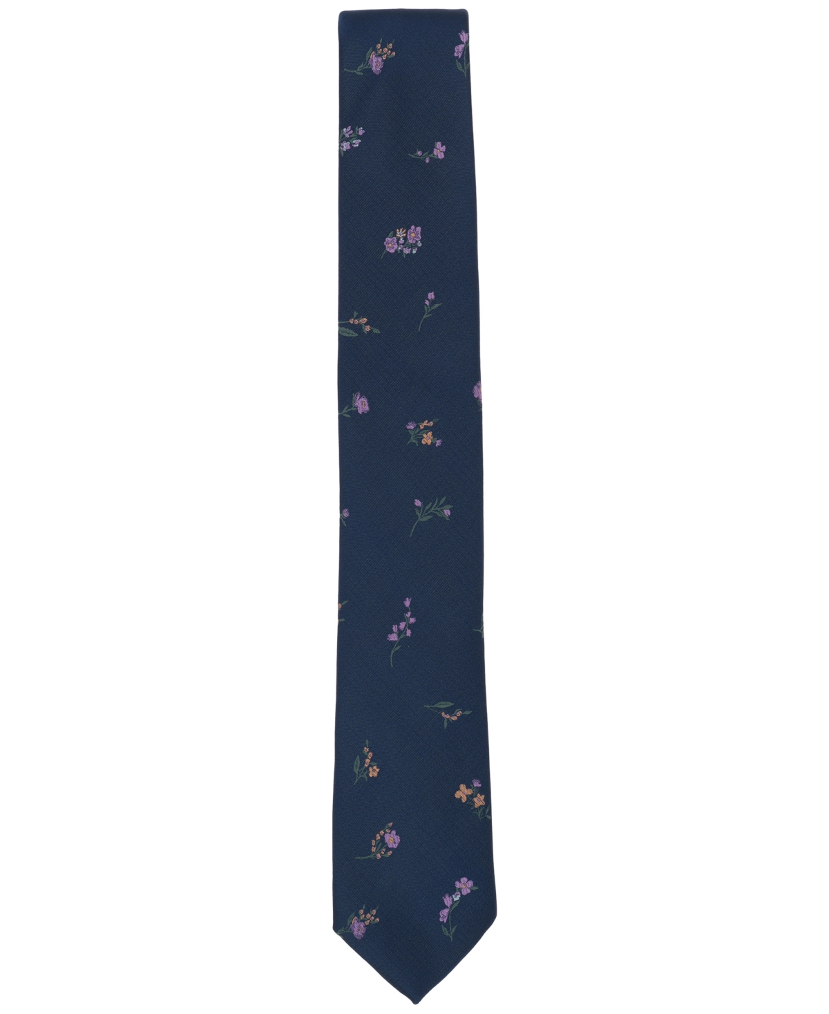 Bar Iii Men's Brackley Floral Tie, Exclusively At Macy's In Navy