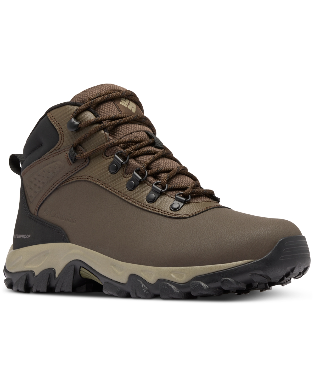 Columbia Men's Newton Explorer Hiking Boots In Cordovan,stone Green