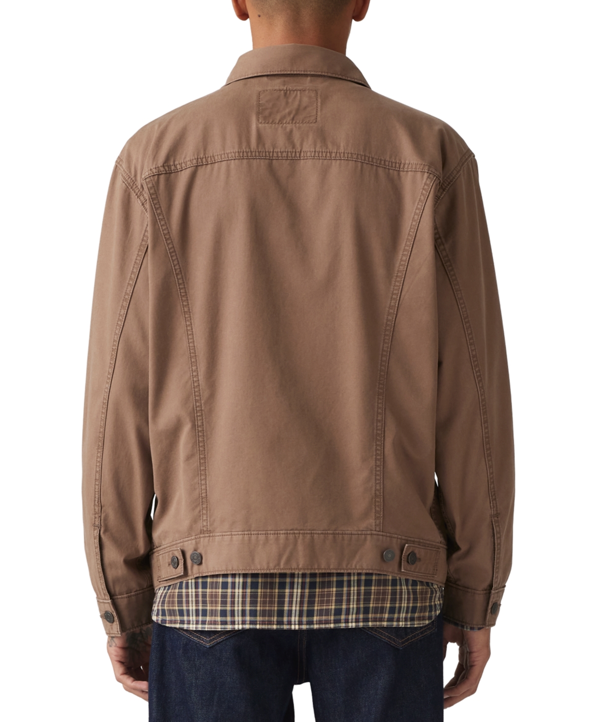 Levi's Relaxed Fit Denim Trucker Jacket In Brown