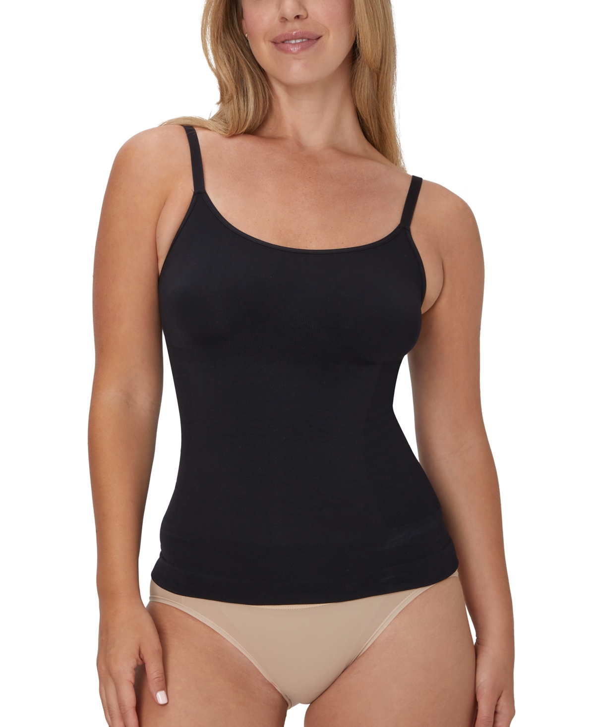 Maidenform Women's Everyday Seamless Shapewear Camisole Shapewear Dms833 In Black