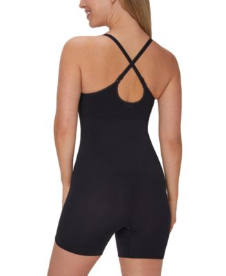 Women's Everyday Seamless Shapewear Mid-Thigh Bodysuit DMS834 