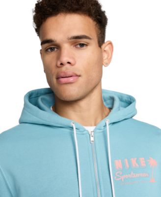 Men's Club Fleece Double Layer Full-Zip Logo Hoodie