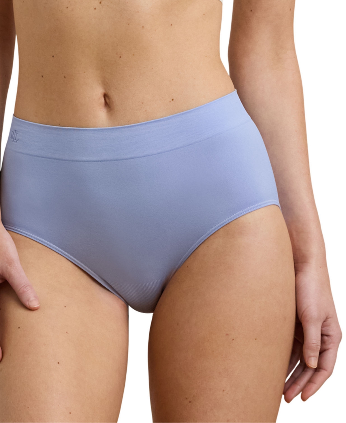 Ralph Lauren Women's Seamless Stretch Jersey High-rise Brief Underwear 4l0012 In Soft Hydrangea