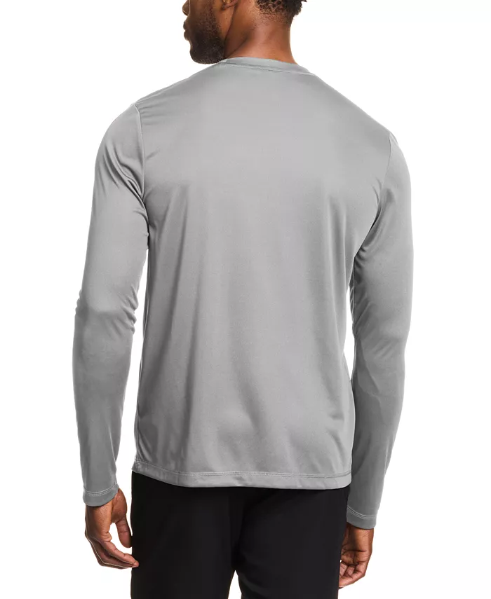 Men's Tech Long Sleeve Crewneck Logo T-Shirt - thumbnail 2