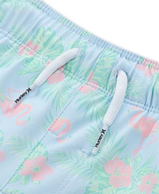 Big Boys Flamingo Printed Pull-On Swim Shorts	