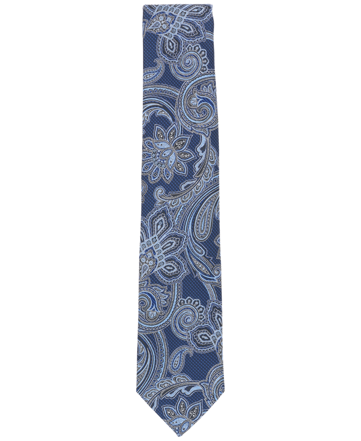 Shop Michael Kors Men's Loggan Paisley Tie In Navy