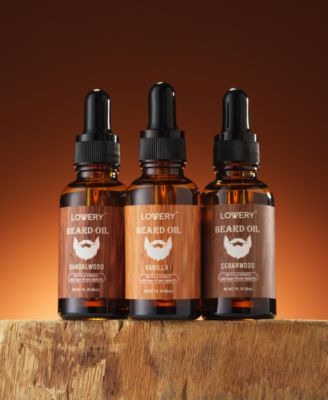 Men's 3-Pc. Nourishing & Moisturizing Beard Oil Gift Set