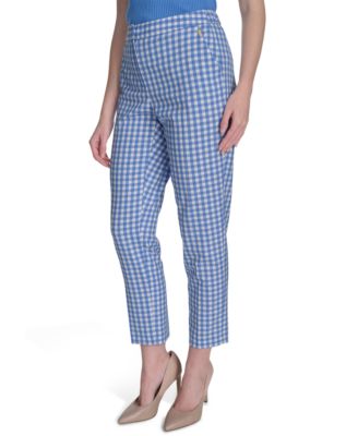 Tommy Hilfiger Women's Gingham Sloane Ankle Pants