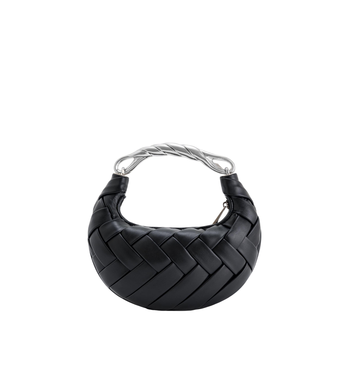 Jw Pei Handbags Orla Weave Medium Clutch Bag In Black