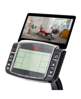 Hydro + Dual Resistance Smart Magnetic Water Rowing Machine, Black