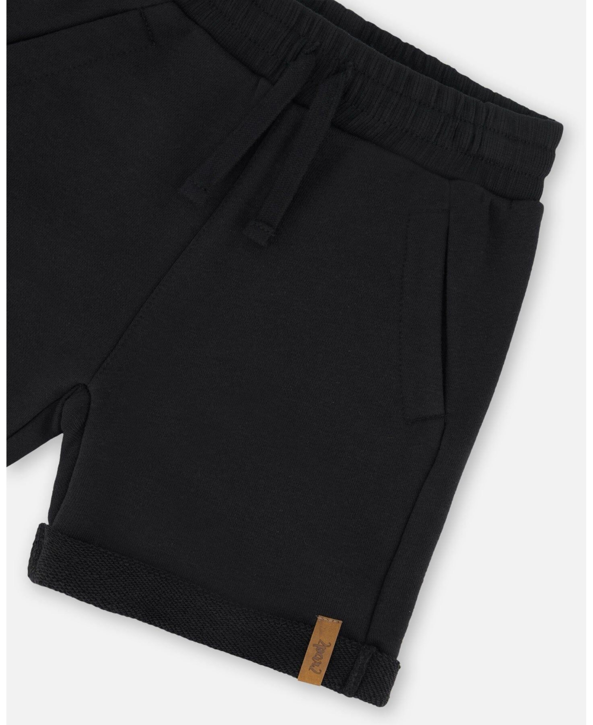 Deux par Deux Big Boys French Terry Short Black