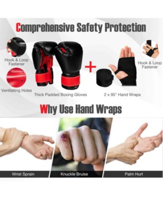 11 Pounds Kids Punching Boxing Bag Set