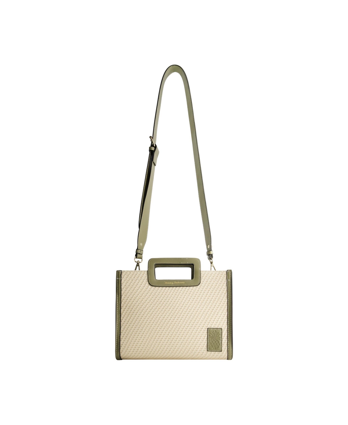 Modern Woven Medium Tote - Sage