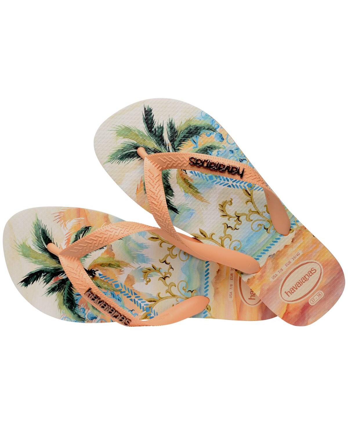 HAVAIANAS WOMEN'S TOP TROPICALIA ROUND TOE SANDALS 
