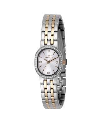Women's 48136 Angel Quartz 3 Hand Silver Dial Watch