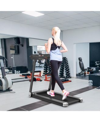 Electric Folding Treadmill Portable Cardio Running Machine w/ APP Control