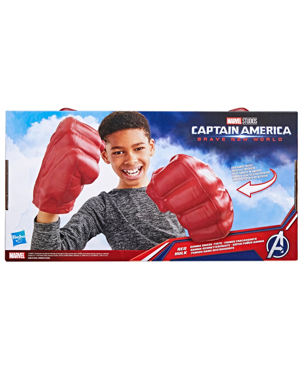 Marvel Avengers Captain America Brave New World Red Hulk Gamma Smash Fists In No Color