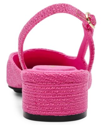 Women's Nia Block Heel Cap Toe Slingback Flats