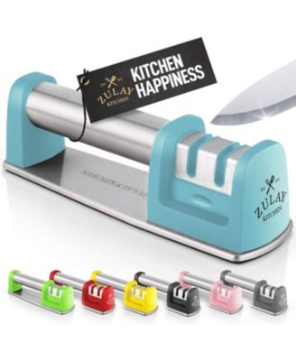 Manual Knife Sharpener for Straight & Serrated Steel Knives