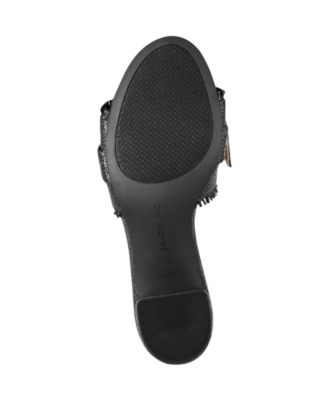 Women's Arden Raffia Knotted Bow Block Heel Sandals