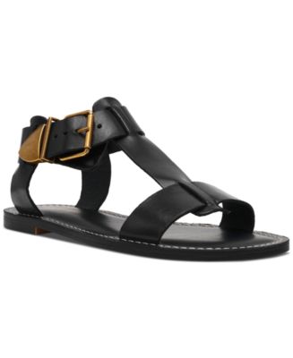 Steve madden  Brazinnグラディエータフラットサンダル タン Steve Madden Women's Brazinn Gladiator Flat Sandals - Macy's