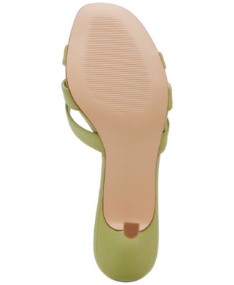 Women's Cary Strappy Kitten-Heel Mule Sandals