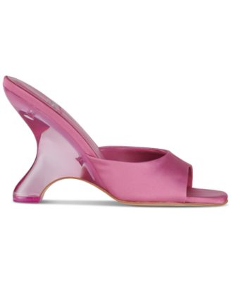 Mew-2 Sculpted Vinyl Wedge Sandals