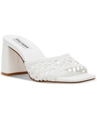 Steve Madden - Women's Mania Cane Block-Heel Sandals