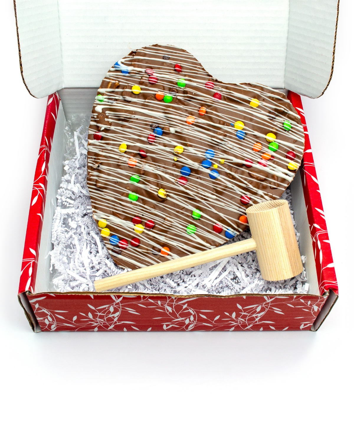 Sugar Plum Chocolates Chocolate Heart Smash with Mallet, 12 oz.