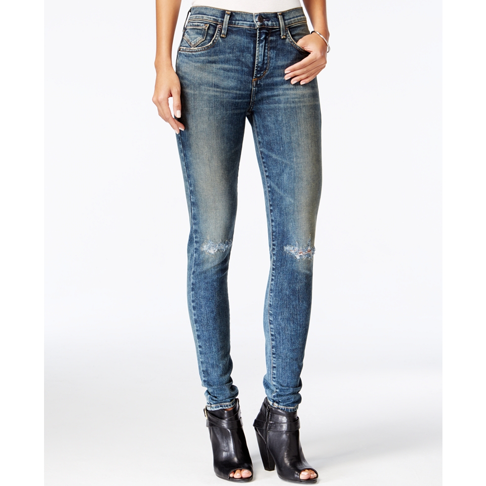 Gold E Sophie Ripped Skinny Valencia Wash Jeans   Jeans   Women
