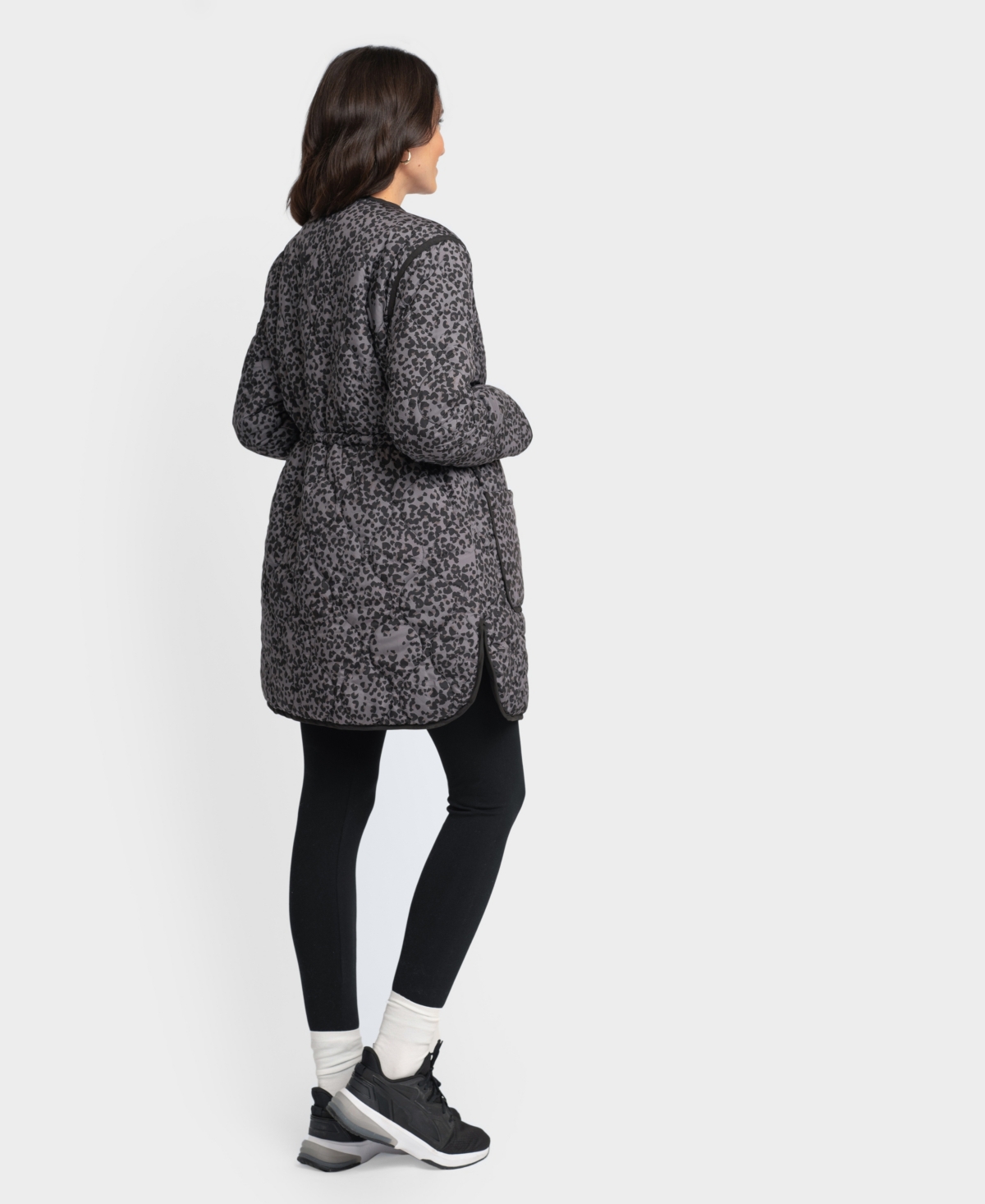 SERAPHINE WOMEN'S MATERNITY REVERSIBLE QUILTED JACKET 