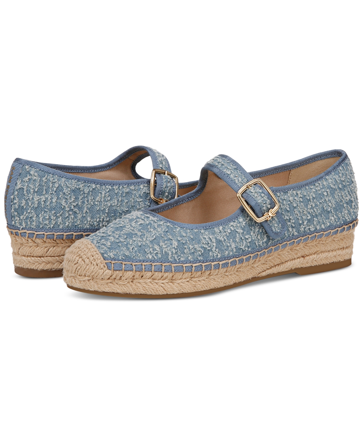 Sam Edelman Women's Mackie Mary Jane Espadrille Flats In Blue