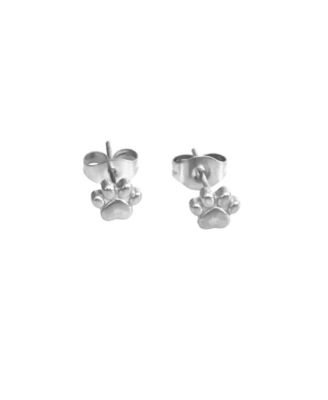 Pawfect Mini Paw Print Stud Earrings