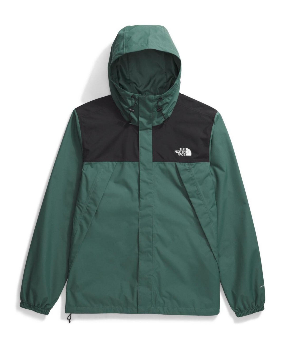 Shop The North Face Men's Waterproof Antora Jacket In Duck Green,black