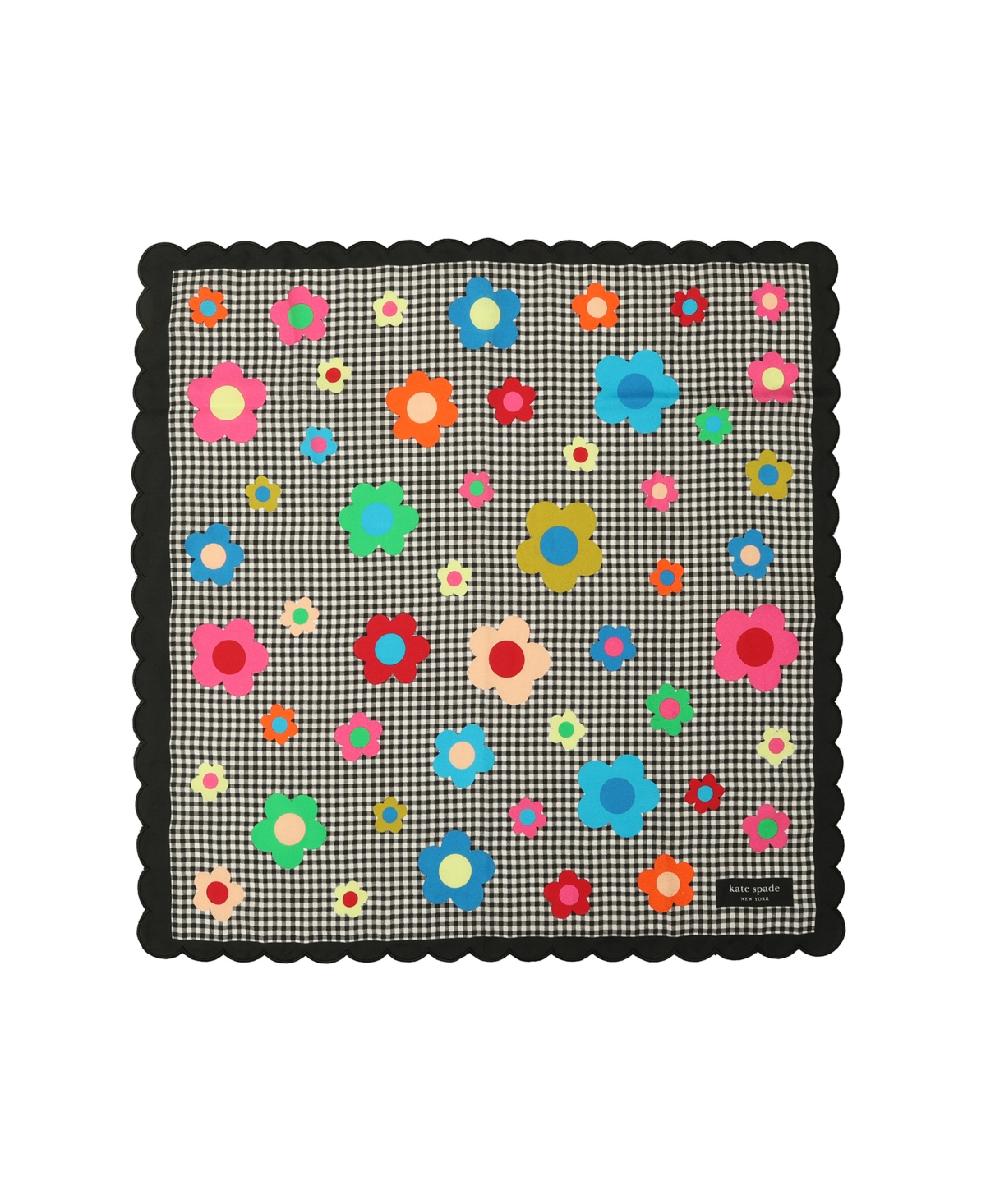 Women's Gingham Garden Bandana Scarf - Multi