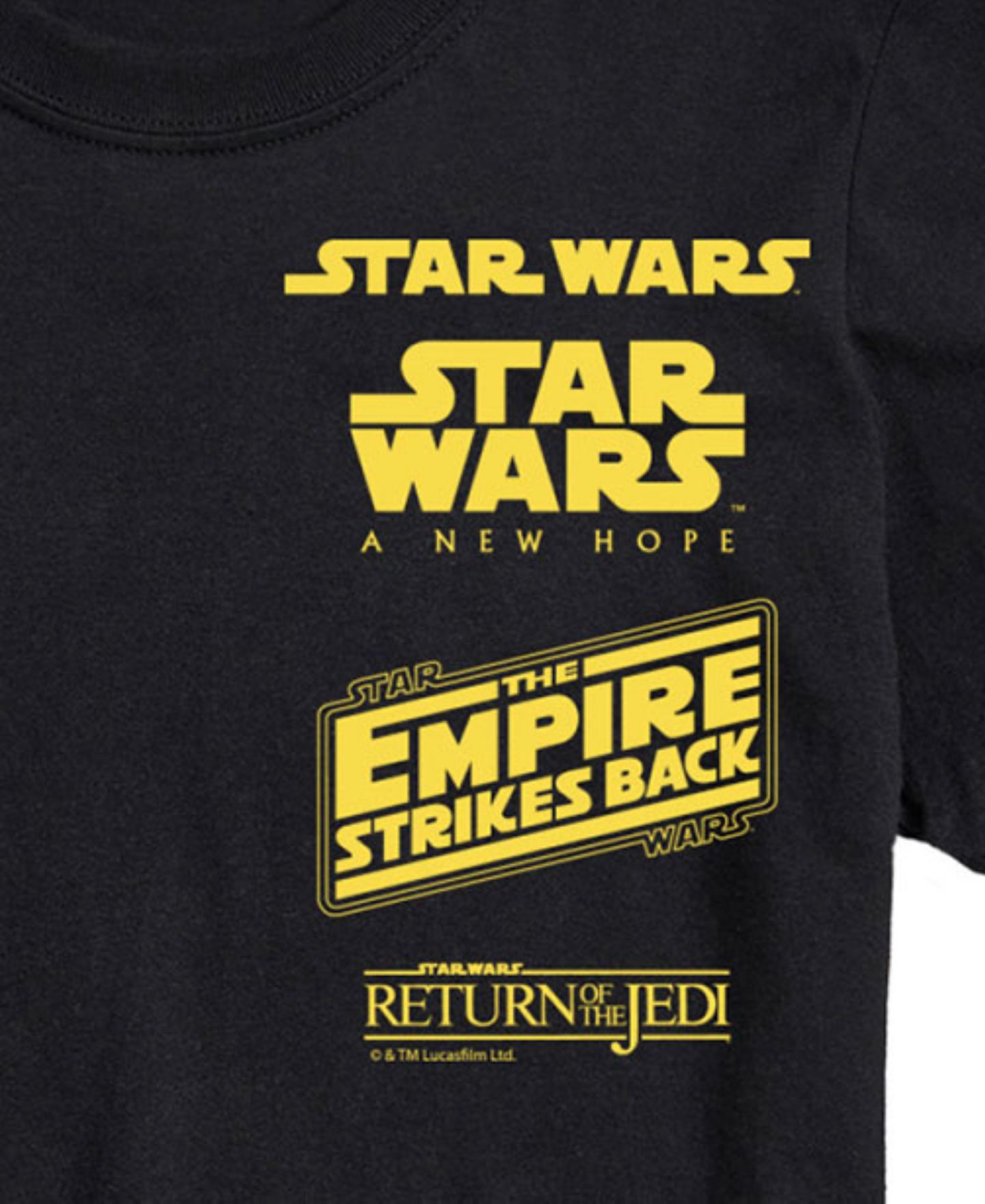 Мужская футболка AIRWAVES Star Wars Short Sleeve, цвет: Чёрный — фото 3